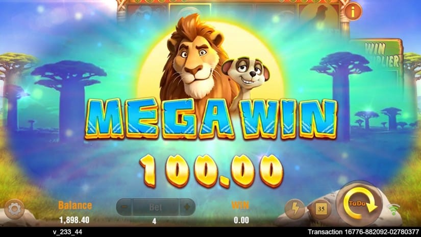 Safari Mystery slot screen 6