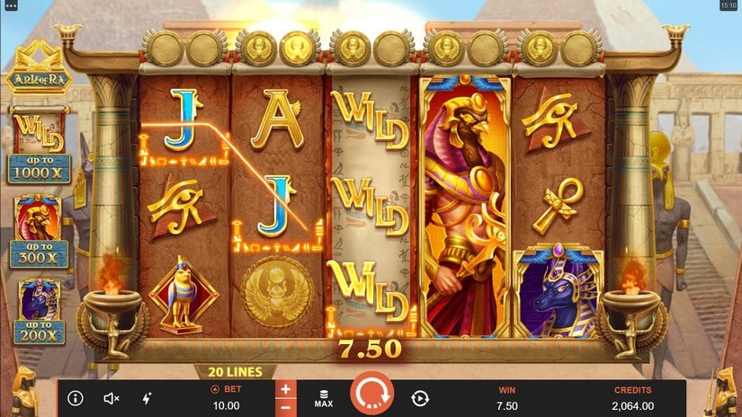 Ark of Ra slot screen 2