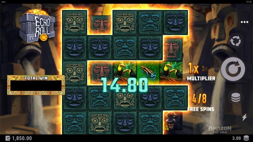 Amazon Lost Gold slot screen 5