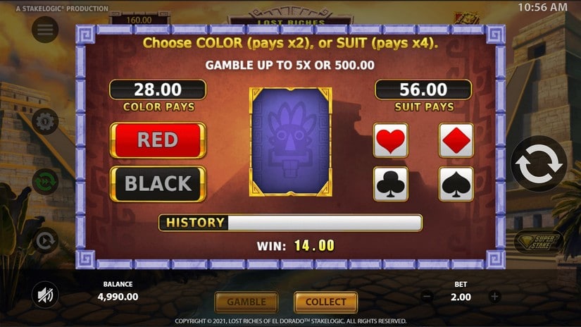 Lost Riches of El Dorado slot screen 3