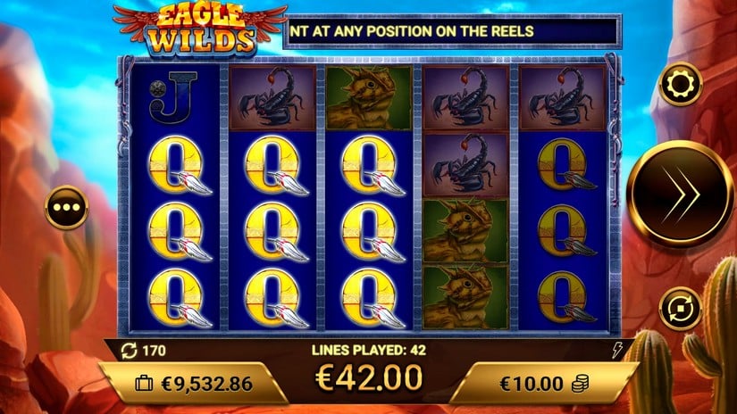 Eagle Wilds slot screen 4