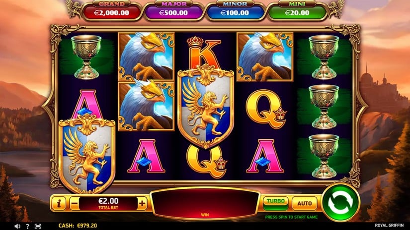 Royal Griffin slot screen 3