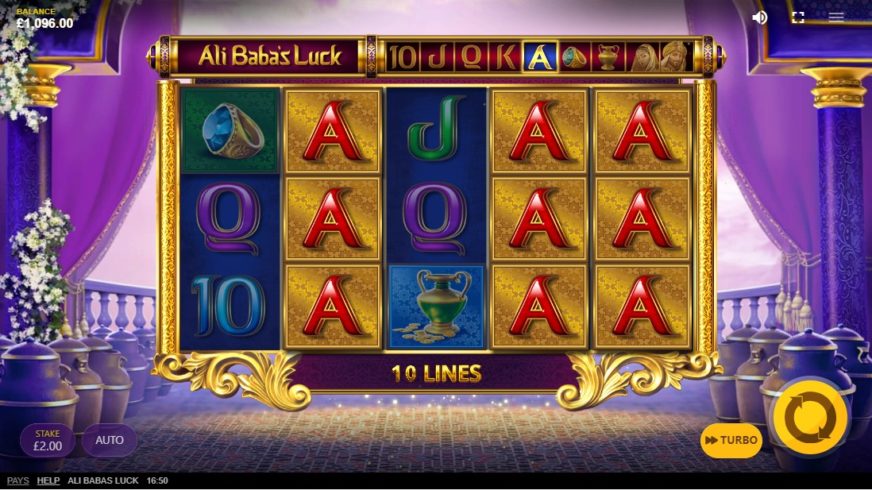 Ali Baba’s Luck slot screen 2