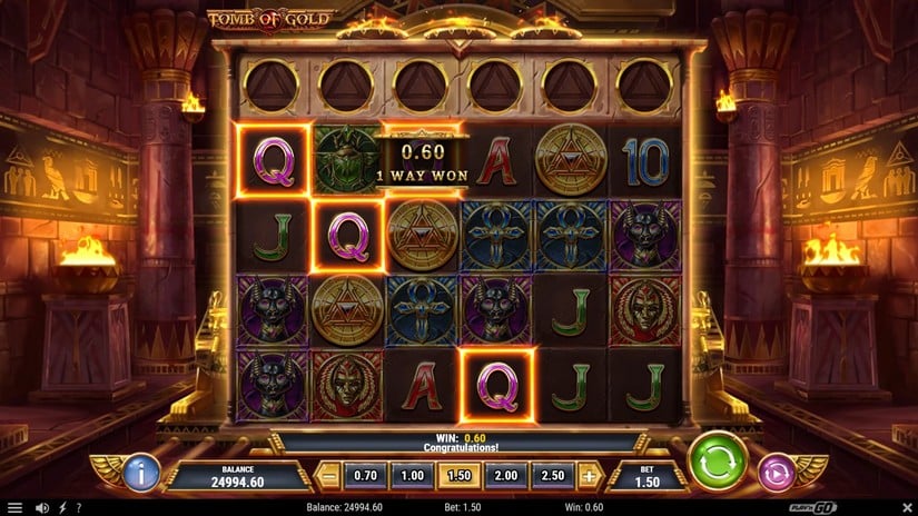Tomb of Gold slot screen 2