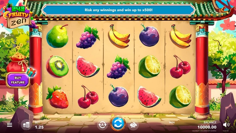 243 Fruity Zen slot screen 1