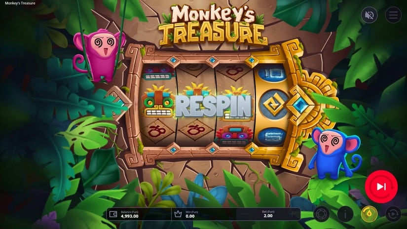 Monkey’s Treasure slot screen 2
