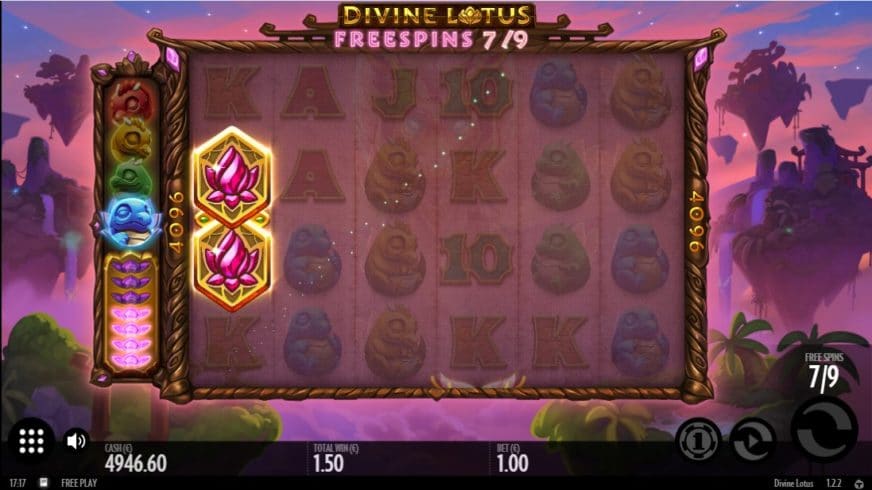 Divine Lotus slot screen 4