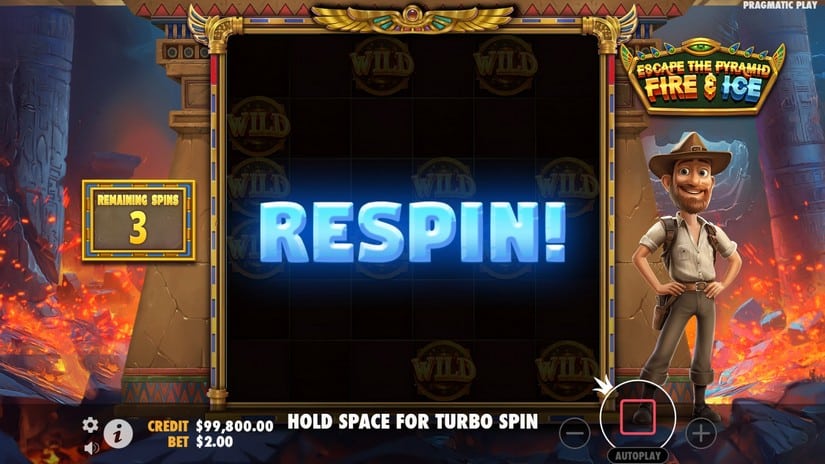 Escape the Pyramid – Fire & Ice slot screen 4