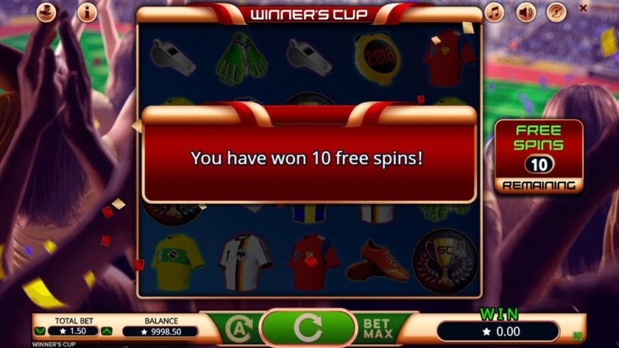 Winner’s Cup slot screen 3