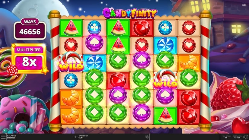Candyfinity slot screen 5
