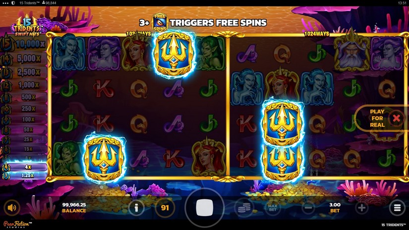 15 Tridents slot screen 5