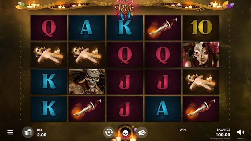 The Rite slot screen 1