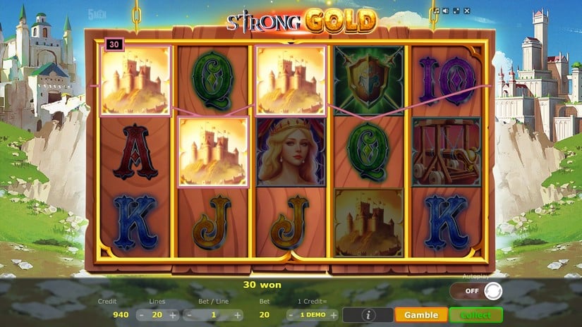 Strong Gold slot screen 2