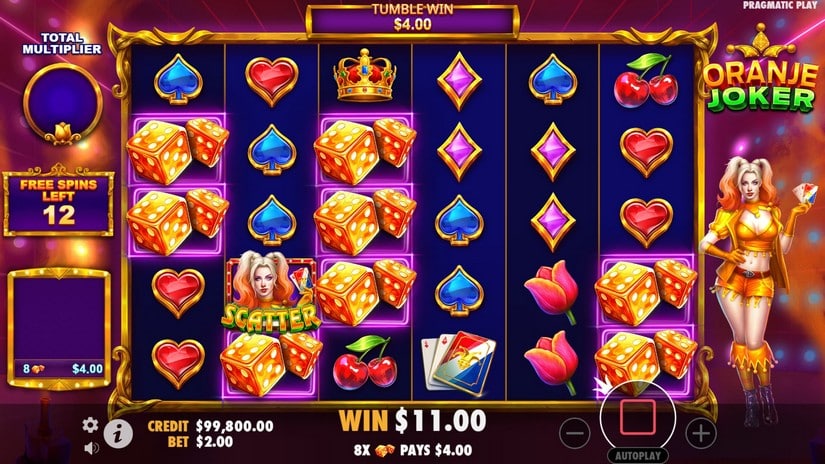 Oranje Joker slot screen 4