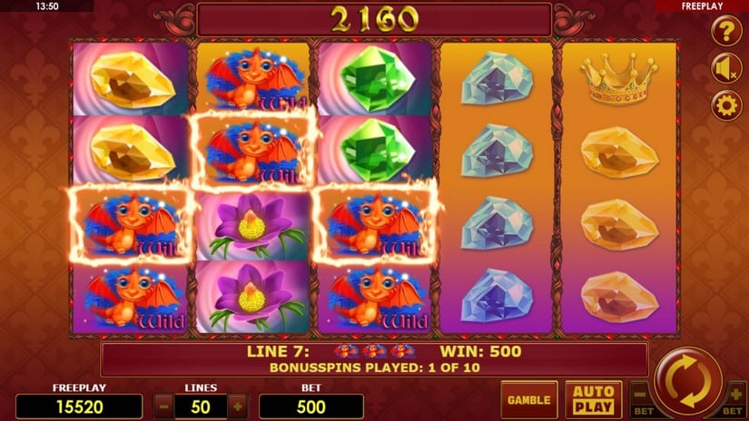 Dragons Mystery slot screen 5