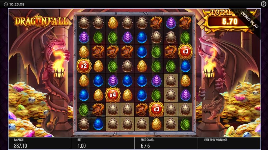 Dragon Fall slot screen 5