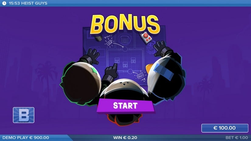 Heist Guys slot screen 3