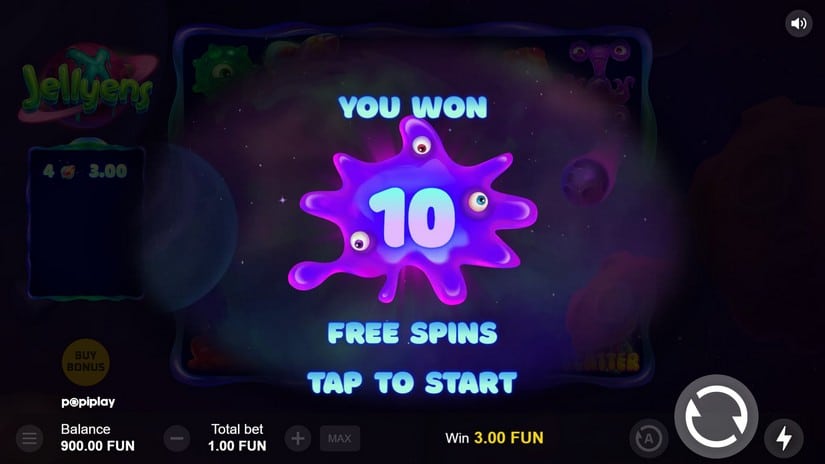 Jellyens X slot screen 3