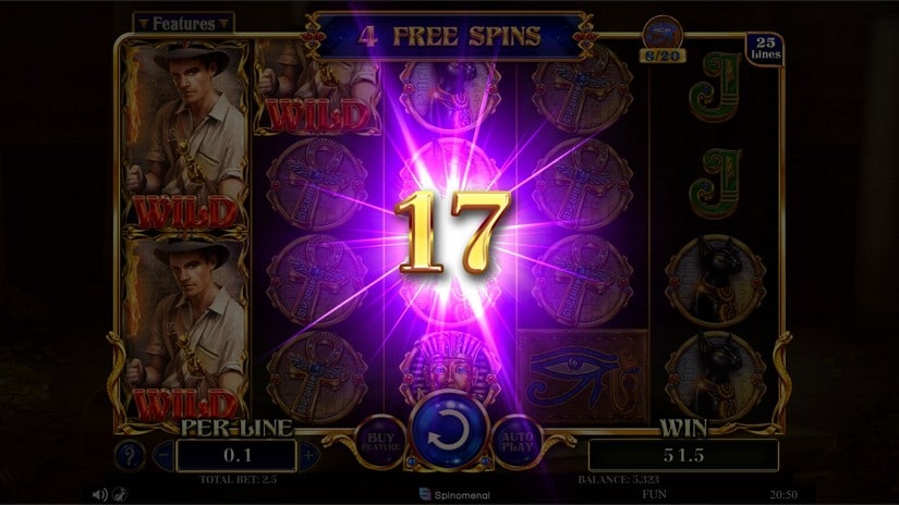 Lucky Jack Tuts Treasures slot screen 6