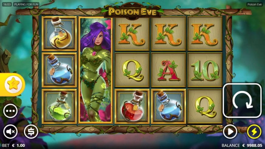 Poison Eve slot screen 1