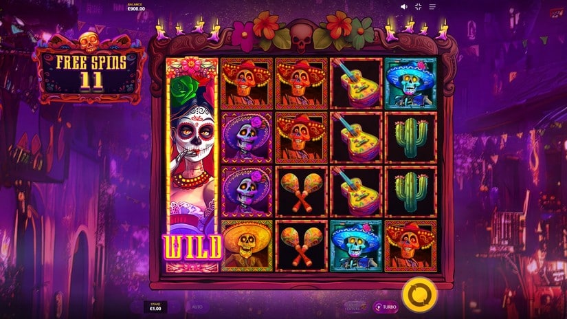 Los Muertos Locos slot screen 3