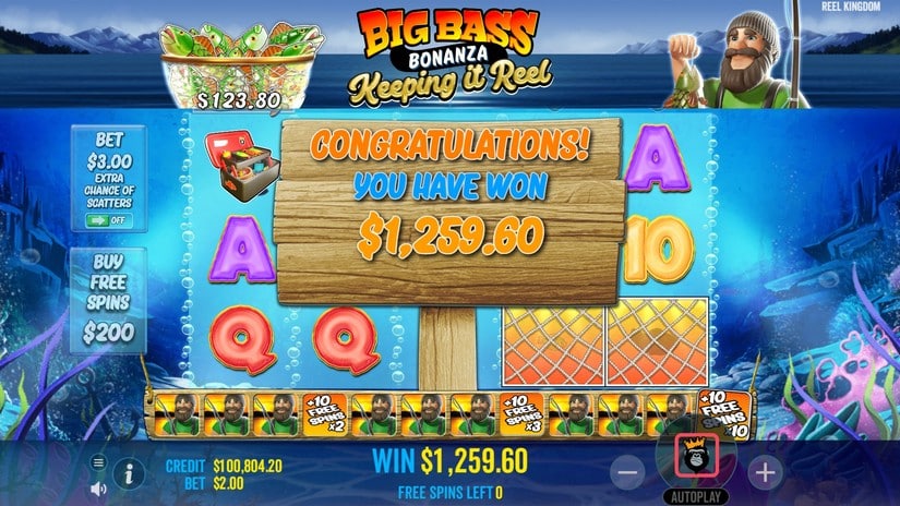 Big Bass – Keeping it Reel slot screen 9