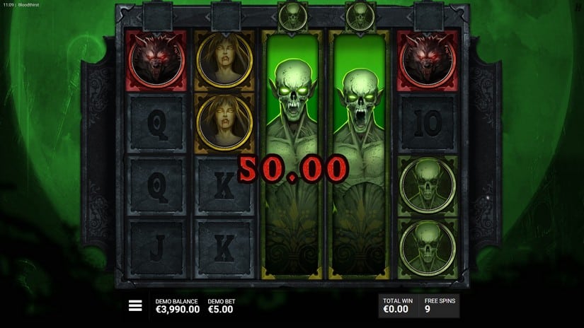 Bloodthirst slot screen 4
