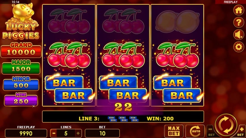 Lucky Piggies slot screen 2