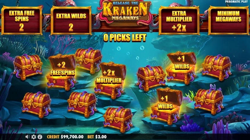 Release the Kraken Megaways slot screen 3