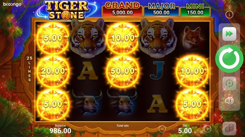 Tiger Stone: Hold and Win slot screen 2