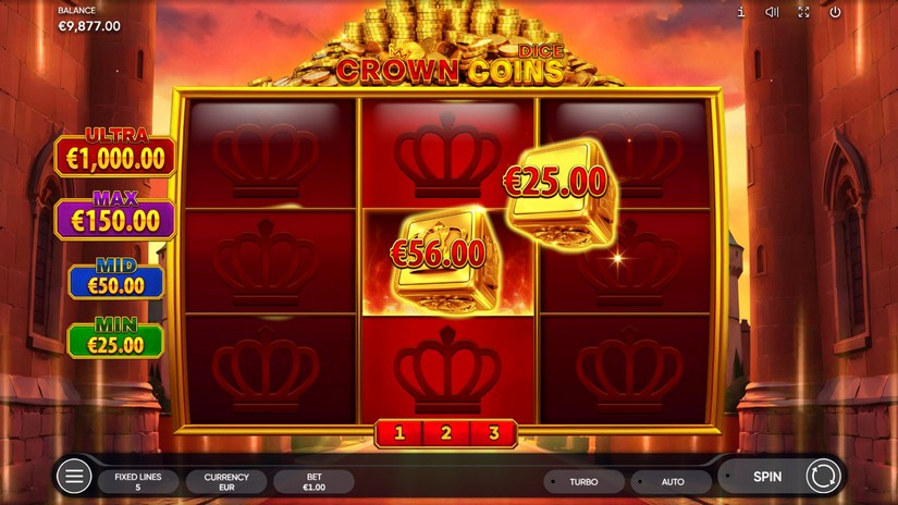 Crown Coins Dice slot screen 6