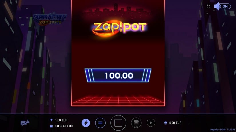 Megacity slot screen 6