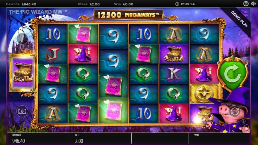 The Pig Wizard Megaways slot screen 3