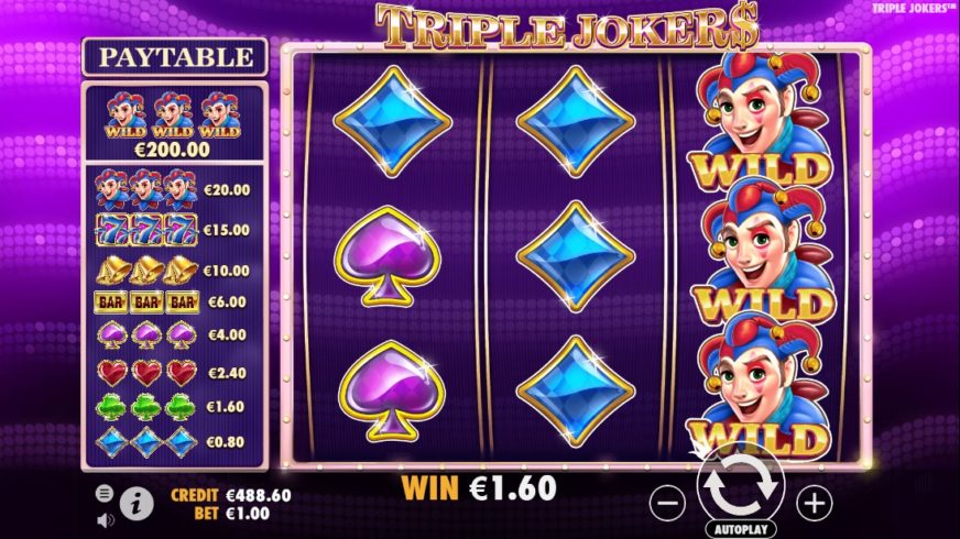 Triple Jokers slot screen 4