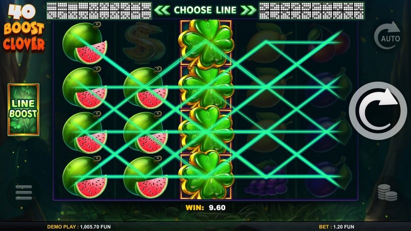40 Boost Clover slot screen 2
