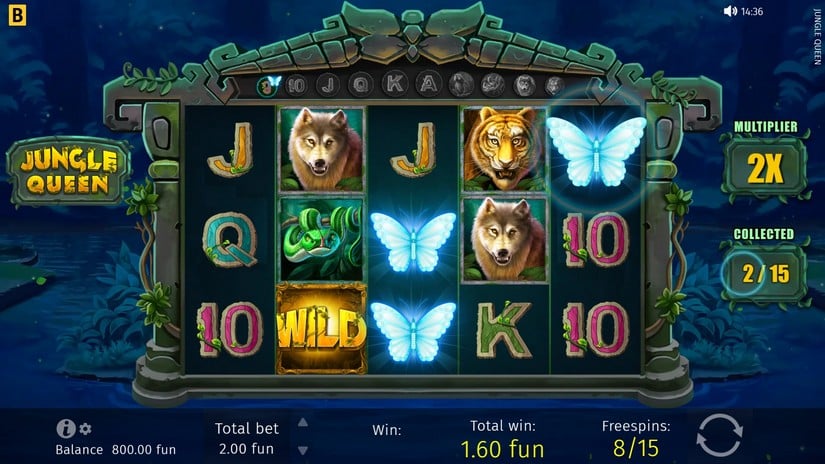 Jungle Queen slot screen 5