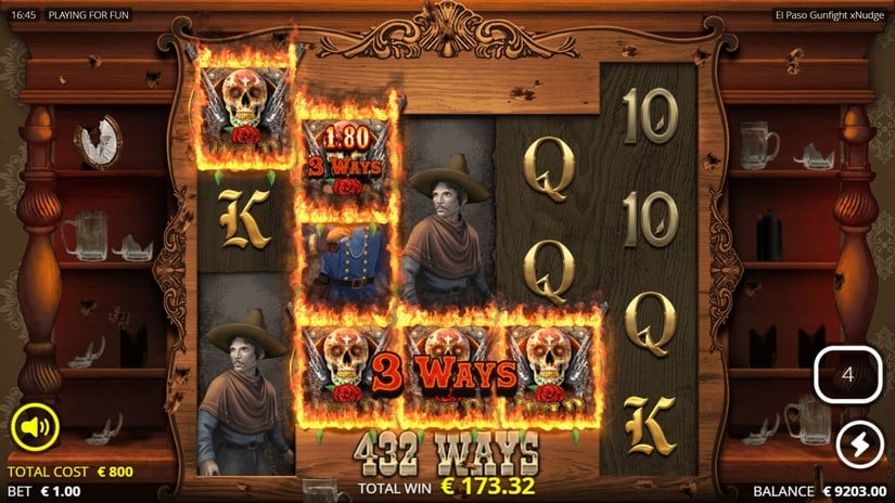 El Paso Gunfight xNudge slot screen 5