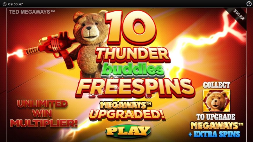 Ted Megaways slot screen 3