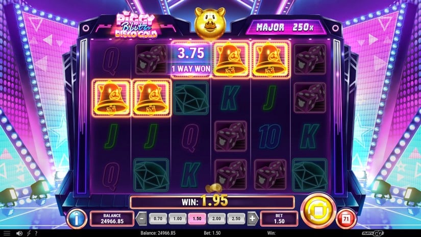Piggy Blitz Disco Gold slot screen 3