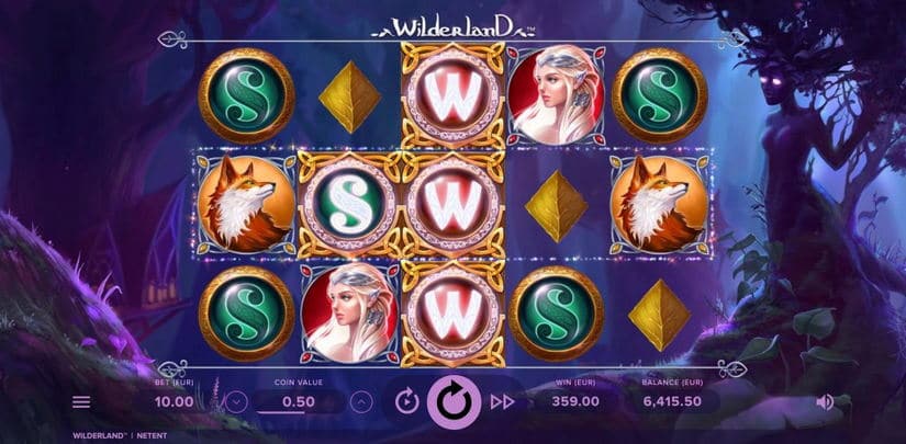 Wilderland slot screen 1