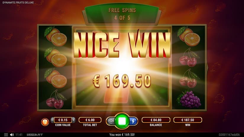 Dynamite Fruits Deluxe slot screen 7