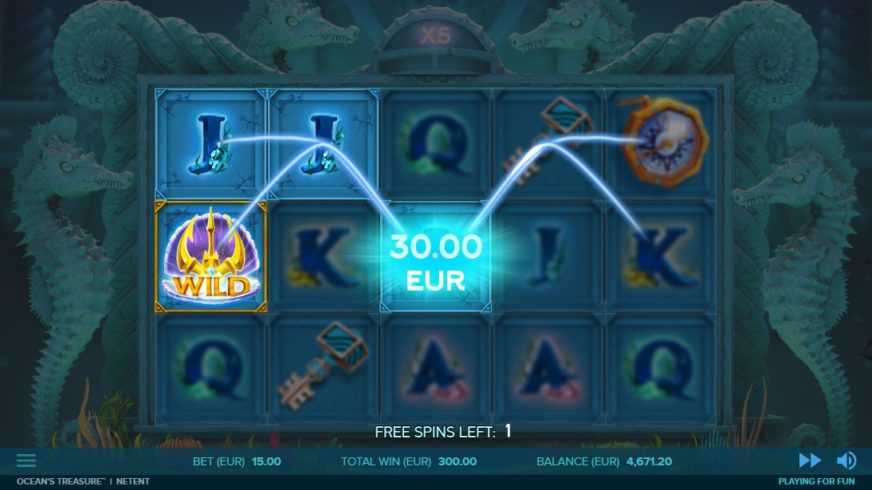 Ocean’s Treasure slot screen 5