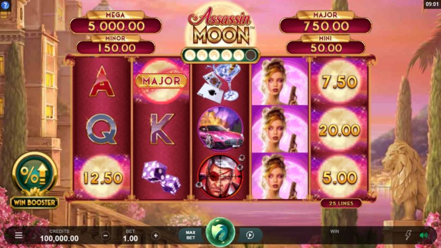 Assassin Moon slot screen 1