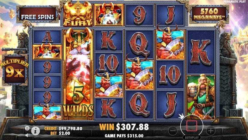 Fury of Odin Megaways slot screen 7