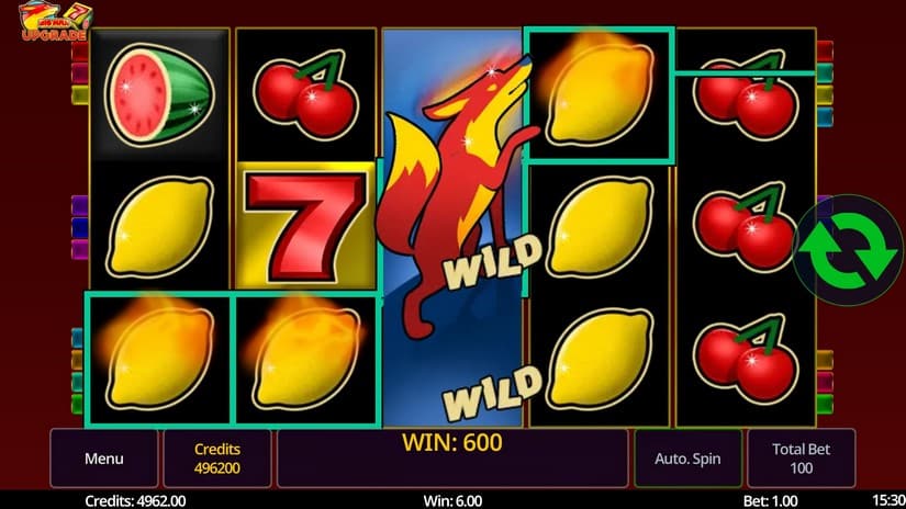 Big Max Upgrade slot screen 4