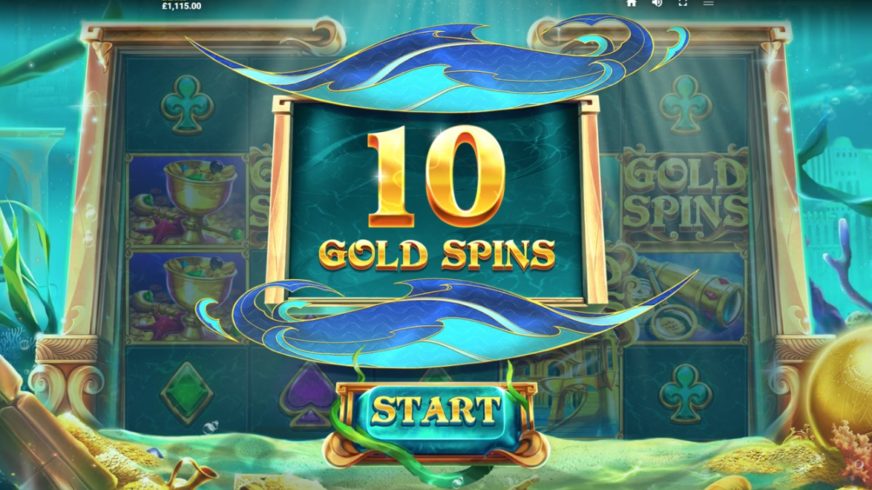 Atlantis slot screen 3