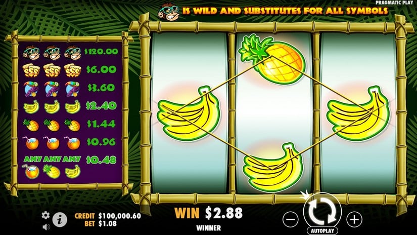 Monkey Madness slot screen 3