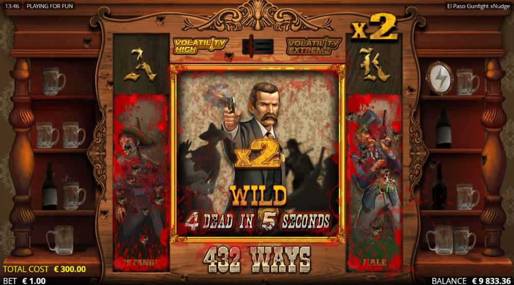 play free El Paso Gunfight xNudge slot machine
