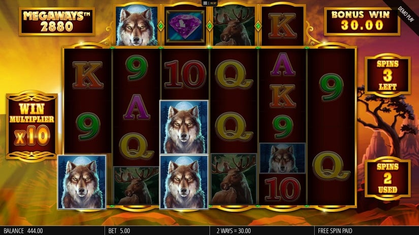 Bison Rising Megaways slot screen 6