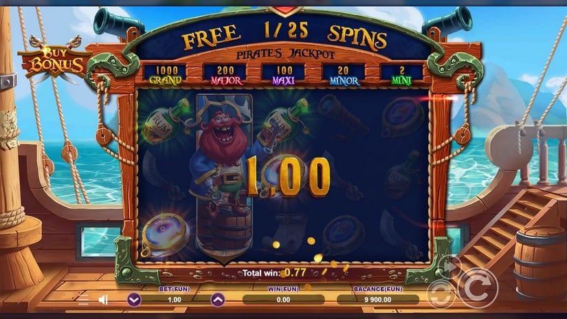 Pirate Spirit slot screen 3
